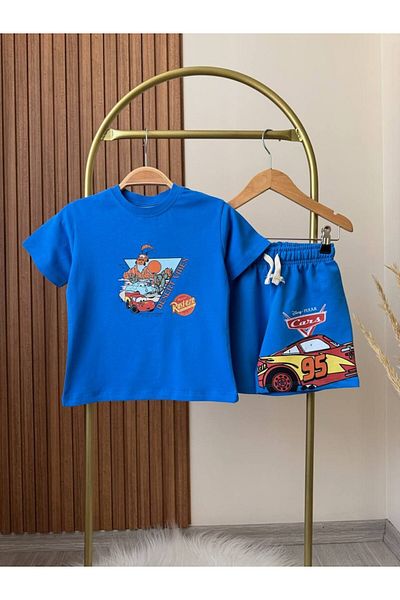 Bloom Bbk-348 arabali blue shorts set