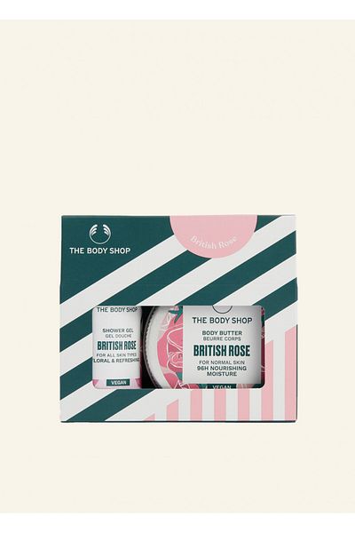 THE BODY SHOP Set cadou Nourish & Flourish British Rose Duo Treats