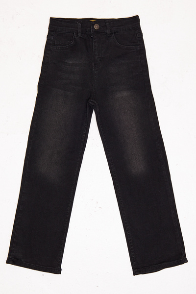 Lexsina Antrasit Kız Çocuk Kot Likralı Salaş Jean Pantolon LX313A