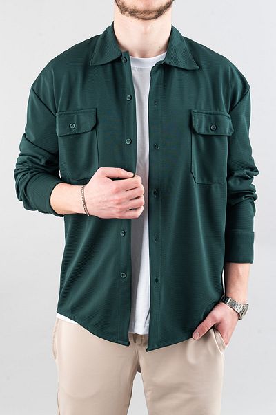 bombe Ανδρικό πουκάμισο Scuba Slim Fit Khaki