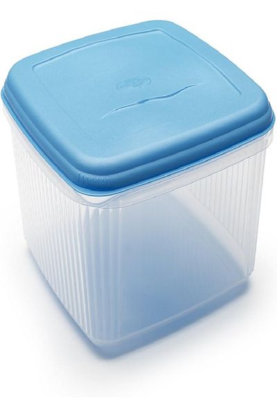Addis 10L Square Foodsaver – Airtight, BPA-Free, Clear with Blue Lid