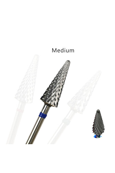 Choice1 مثقاب أظافر مخروطي الشكل من كربيد M HYTOOS مقاس 3/32 بوصة لطحن الأظاف...