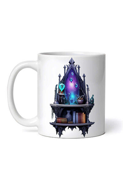 OEM Cană albă personalizată, Oglindă magică și cărți magice, INOVATIX®. 330ml