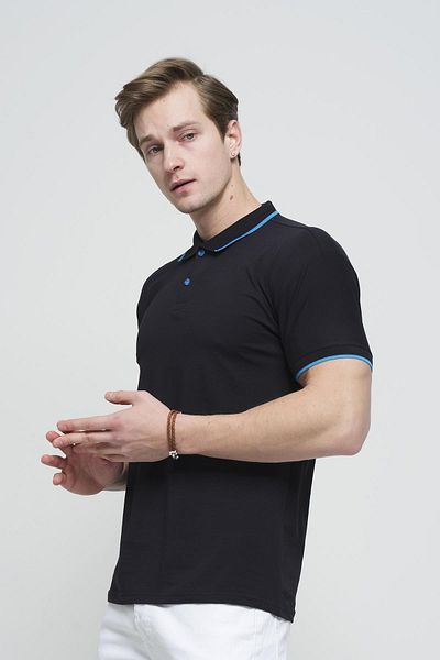 Oksit Colton Collar Lycra Slim Fit Ανδρικό μπλουζάκι polo γιακά