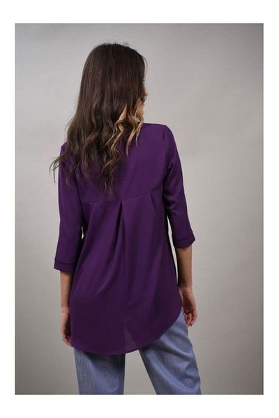 aNYcase 3/4 SLEEVE BLOUSE QUINTILIA S Purple