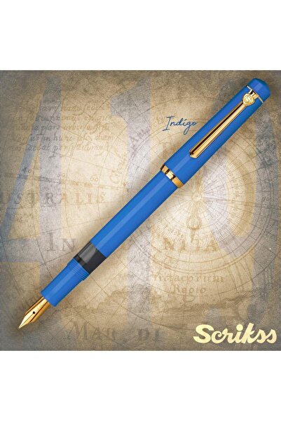Scrikss Kişiye Özel Isimli Lüks Dolma Kalem Ömür Boyu Garanti Indigo Hediye Paketli