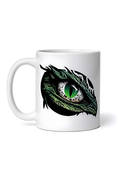 OEM Cană albă personalizată, Ochi de Dragon Balerion, Inovatix®. 330 ml