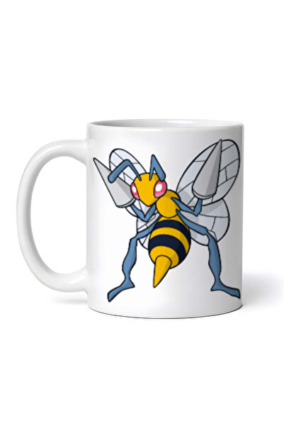 OEM Εξατομικευμένη λευκή κούπα, Pokemon Beedrill, INOVATIX®. 330 ml