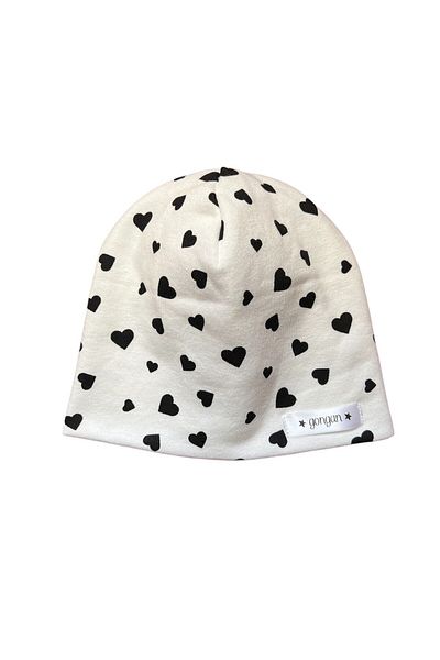 Gongan Baby Girl Seasonal Combed Cotton Heart Patterned Beret