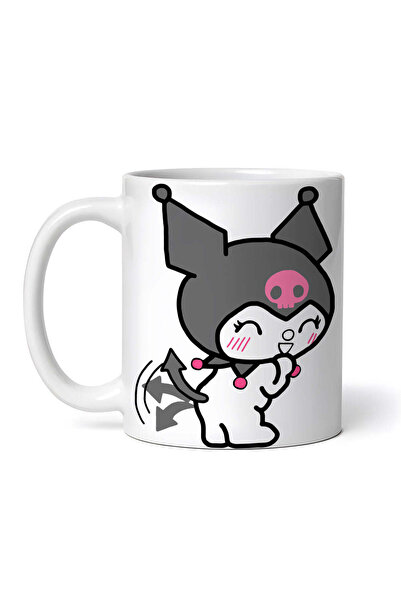 OEM Εξατομικευμένη λευκή κούπα, My Melody Kuromi, INOVATIX®. 330 ml