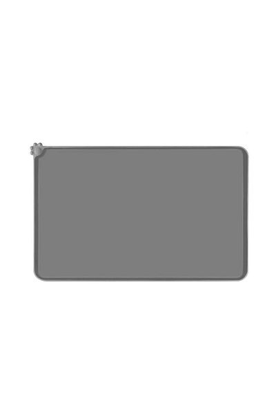 zola Animal feeding mat, waterproof, non-slip, 48x30 cm, gray