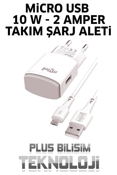 Plus Bilişim Micro Usb 2 Amper Şarj Aleti Takım, Samsung, Xiaomi, Oppo, Huawe...