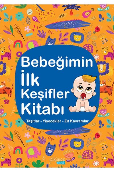 Karma Kitaplar My Baby's First Discoveries Book Vehicles Food Opposites