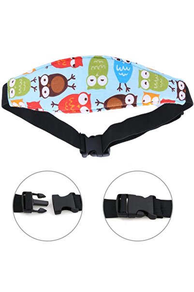 zola Car seat headband, child head fixation, cotton, maximum length 110 cm, multicolor