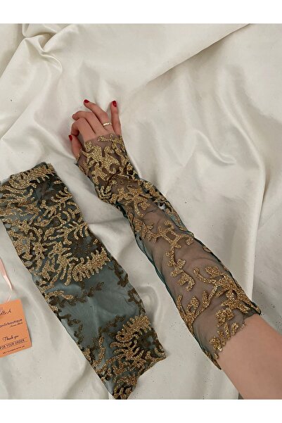 Nurcanilirboutique SİM DETAYLI ZARİF ÖZEL GÜN TAMAMLAYICI ELDİVEN&KOLLUK
