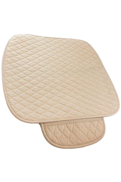 zola Husa protectie scaun auto fata, confortabila, cu buzunar, bej, 50x52 cm