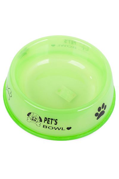 zola Bol din plastic pentru animale de companie, verde, diametru 18 cm, 0.6 L