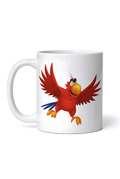OEM Cană albă personalizată, Lago Papagal de la Aladdin, INOVATIX®. 330ml