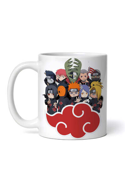 OEM Cană albă personalizată, personaje Naruto, INOVATIX®. 330ml
