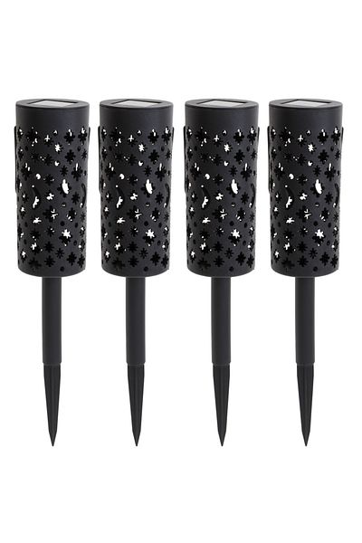 OEM Set 4 lampi solare de gradina cu picior si agatatoare tip "Felinar" cu LED
