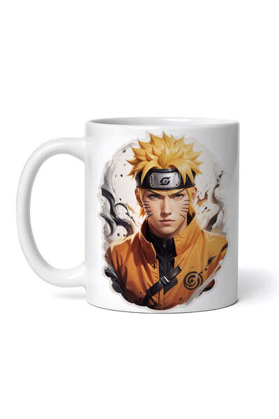 OEM Cană albă personalizată, Naruto Uzumaki, INOVATIX®. 330ml