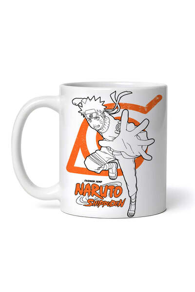 OEM Cană albă personalizată, puterea lui Naruto, INOVATIX®. 330ml