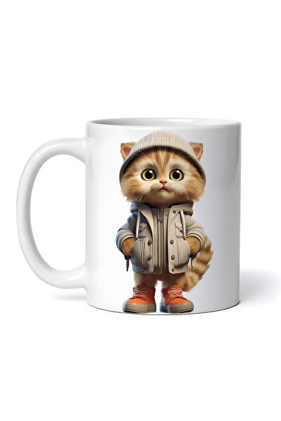 OEM Εξατομικευμένη λευκή κούπα, Salem Cat, INOVATIX®. 330ml