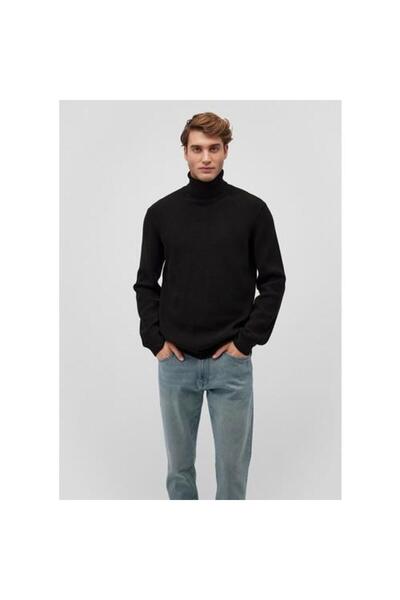 Mavi M0710196-900 Мъжки пуловер с поло яка