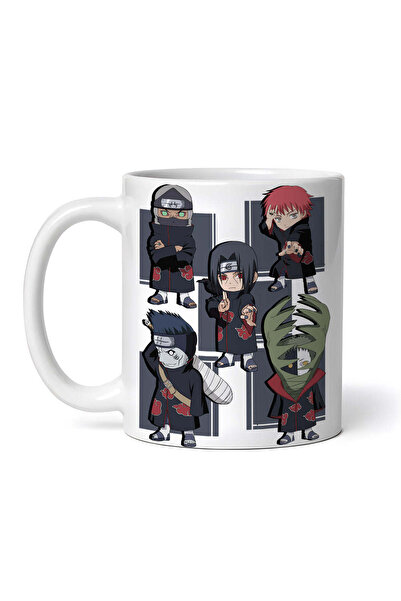 OEM Cană albă personalizată, Războinicii Naruto, INOVATIX®. 330ml