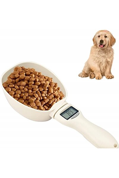 zola Lingură măsură digitală hrană animale, 800g, 5 unități, LCD, portabilă, albă, 23x9x5cm