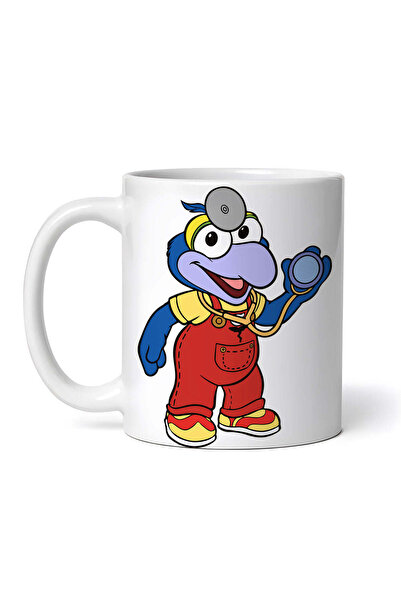 OEM Cană albă personalizată, Muppets Gonzo doctor, INOVATIX®. 330 ml