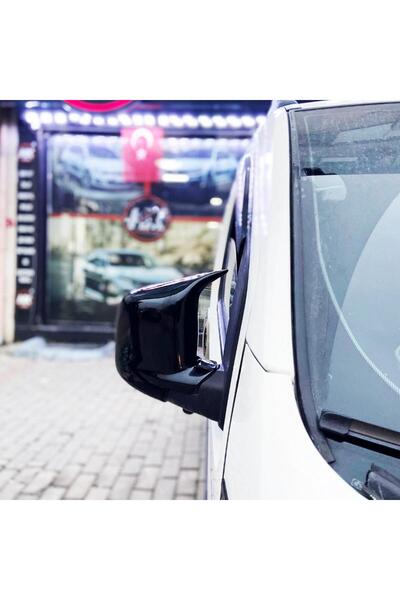 KOTO Fiat Fiorino 2008-2022 Batman Yarasa Ayna Kapağı Piano Black
