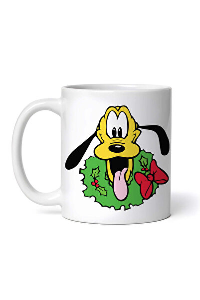 OEM Εξατομικευμένη λευκή κούπα, χριστουγεννιάτικο δώρο Pluto, INOVATIX®. 330ml