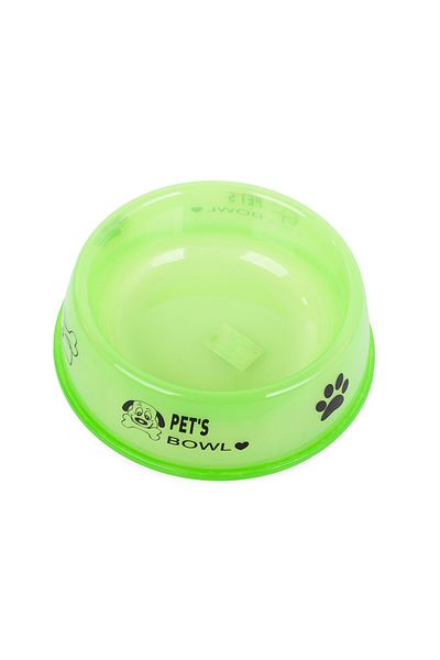 zola Bol din plastic pentru animale de companie, verde, diametru 18 cm, 0.6 L