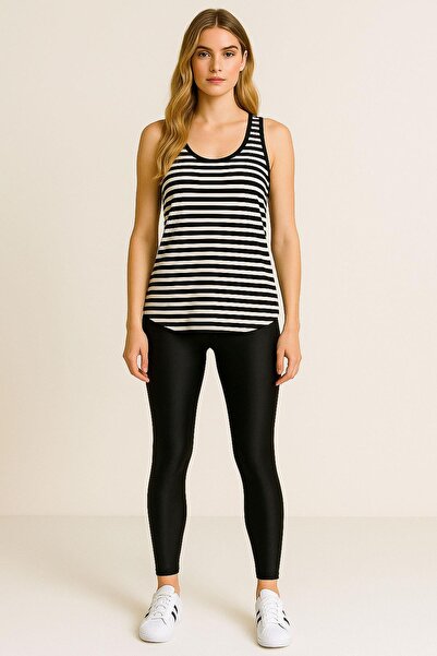 COTENCONCEPT A-Line Comfortable Fit Basic Thick Strap Athlete T-Shirt