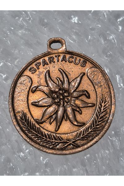 Edi Antik 3.5cm Diameter Rare Hungarian Soviet Spartacus Medal. The Original Period