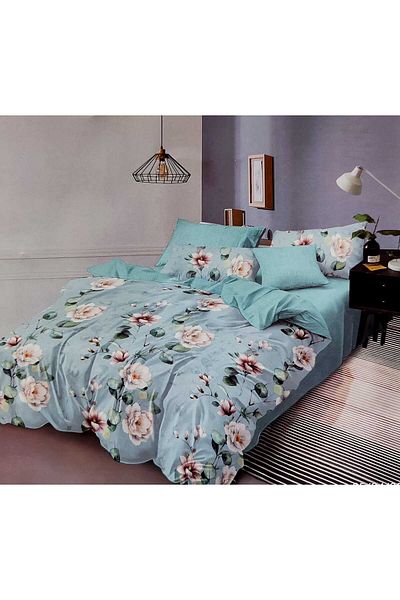 Pucioasa Double Bed Linen, Made of Finet, 6 Pieces, Fitted Sheet 230x250 Cm