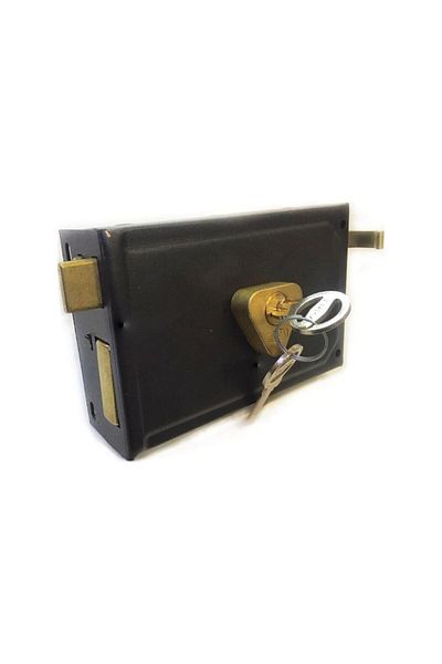 Yuma Ym-602 Tiragli Lock Square 2 Key Iron Door Lock