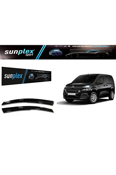 SUNPLEX Citroen Berlıngo 2023 Model Uyumlu A Kalite Cam Rüzgarlığı 2li
