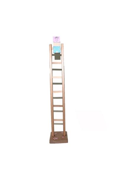 PRATİKOBA Wooden Cat Ladder Toy
