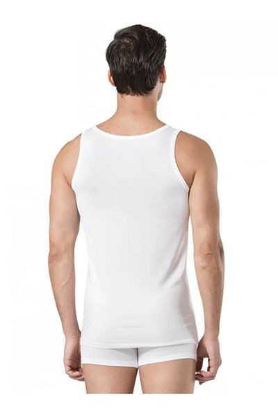 Pierre Cardin Men's Underwear 2 Piece White Cotton & Modal Singlet - Boxer Set O1.L0.I2.Vpc.01