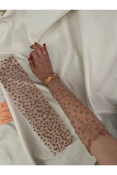 Nurcanilirboutique SİM DETAYLI ZARİF ÖZEL GÜN TAMAMLAYICI ELDİVEN&KOLLUK