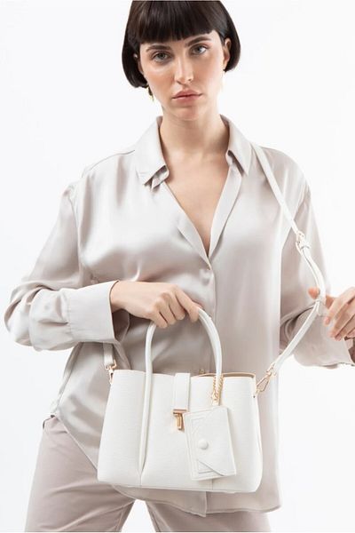 Matthew Cox Women's Handbag Byn2344 Std White
