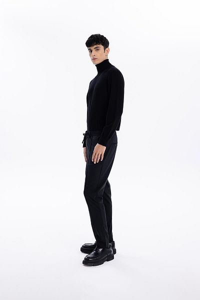 GMG FIRENZE Gmg Fırenze - Black Regular Fit Men's Trousers Gu24Mfw01016