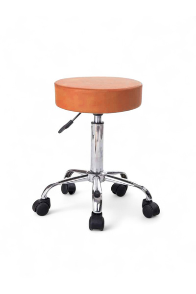 Home Ofis Büro Tabure Dönebilir Döner Tekerli Tekerlekli Pistonlu Kalkar Tabure