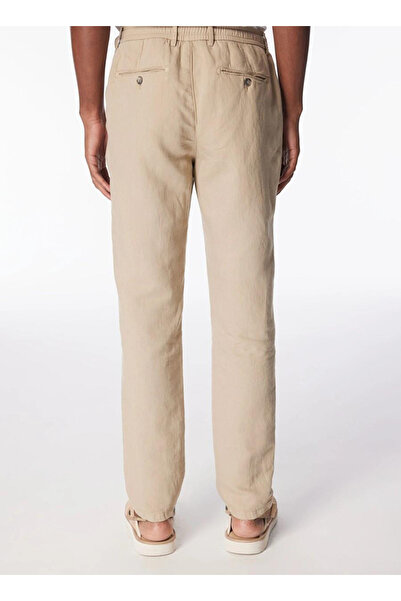 GMG FIRENZE Gmg Fırenze Lastikli Bel Dar Paça Regular Fit Vizon Erkek Pantolon GU24MSS01013