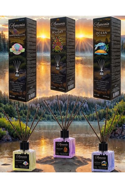 ARMONİA Room Air Freshener And Deodorizer 3x Marshmallow Bouquet-ocean