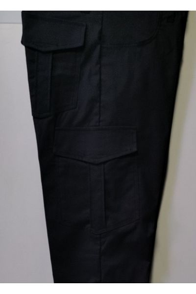 BeyzDenim Black Cargo Stretchy Tactical Plus Size Ripsstop Pants