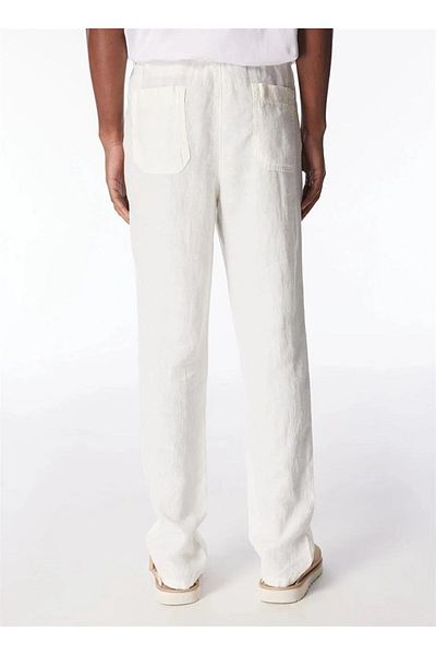 GMG FIRENZE Ecru Men's Trousers - Gmg Fırenze, Regular Waist, Regular Fit Gu24Mss01017
