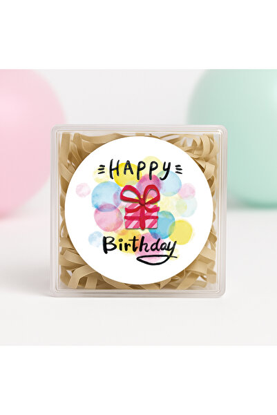 repro design Tematică Zi de Naștere - Autocolant rotund adeziv de 4 cm, 24 bu...